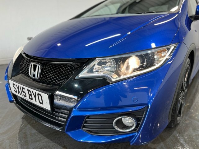 Honda Civic 1.8 I-vtec Sr Hatchback Euro 6 Blue #4