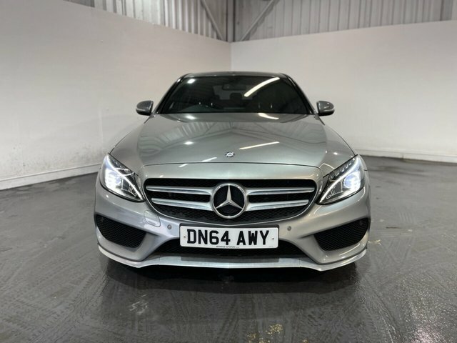 Mercedes-Benz C Class 2.1 C220 Bluetec Amg Line Saloon G-tron DN64AWY Silver #2
