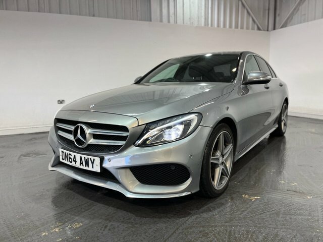 Mercedes-Benz C Class 2.1 C220 Bluetec Amg Line Saloon G-tron DN64AWY Silver #3