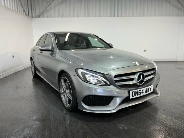 Mercedes-Benz C Class 2.1 C220 Bluetec Amg Line Saloon G-tron Silver