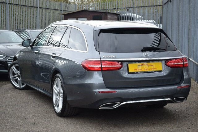 Mercedes-Benz E Class 2019 2.0 E220d Amg Line Premium Plus Estate KJ19HAX Grey #3