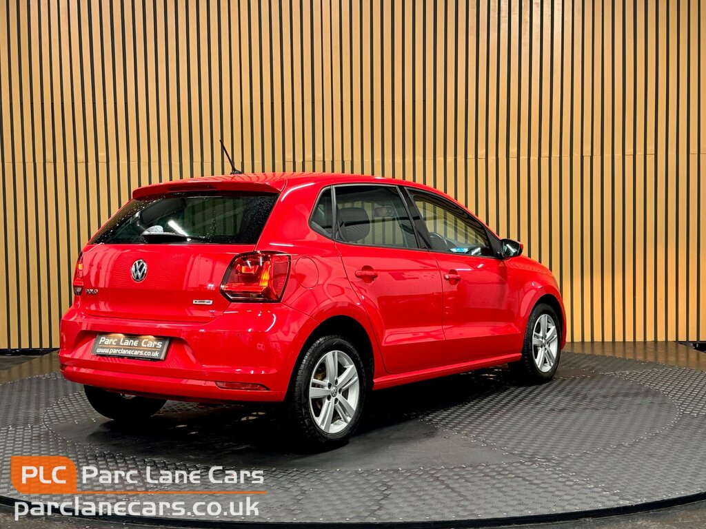 Volkswagen Polo 1.0 Bluemotion Tech Match Hatchback - 45000 Mi PK16YBH Red #3