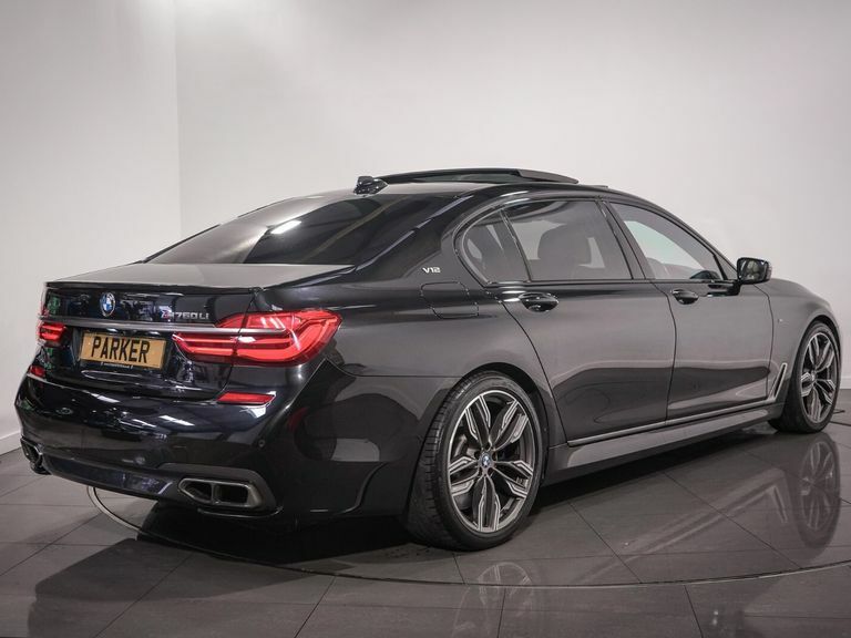BMW 7 Series M760li Xdrive V12 YK67MYC Black #2