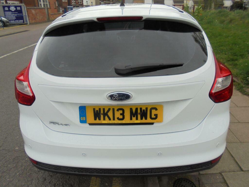 Ford Focus 1.6 Zetec Powershift Euro 5 WK13MWG White #4