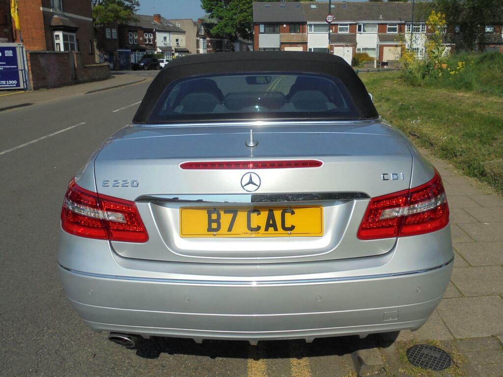Mercedes-Benz E Class 2.1 E220 Cdi Blueefficiency Se Cabriolet G-tronic Silver #5