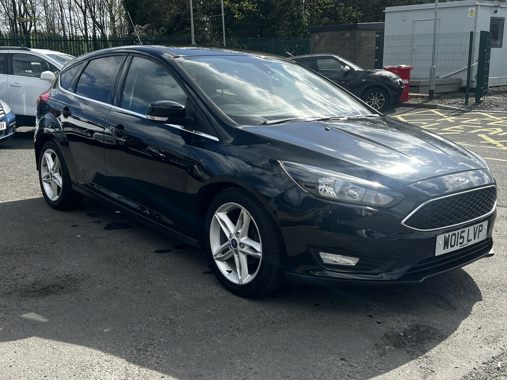 Ford Focus Hatchback 1.5 Tdci Zetec 2015 WO15LVP Black #2