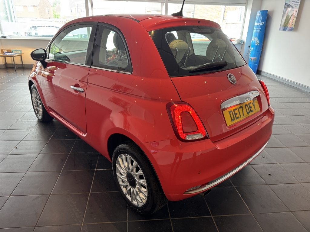 Fiat 500 Lounge Hatchback 1.2 DE17OEY Pink #5