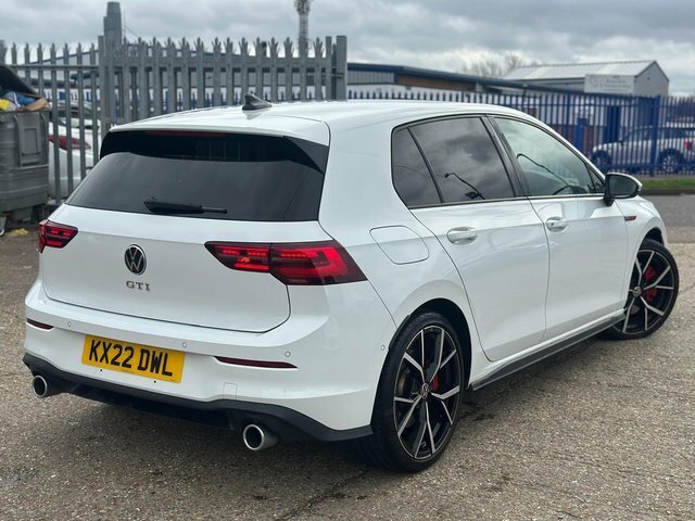 Volkswagen Golf Hatchback KX22DWL White #3