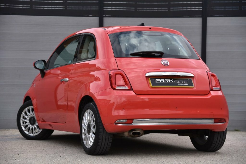 Fiat 500 Hatchback WV18SKK Red #3