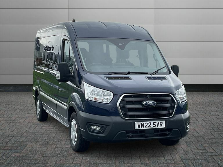 Ford Transit Custom 2.0 Ecoblue 130Ps H2 14 Seater Trend WN22SVR Blue #2