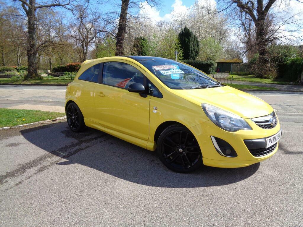 Vauxhall Corsa 1.2 16V Limited Edition Euro 5 Yellow