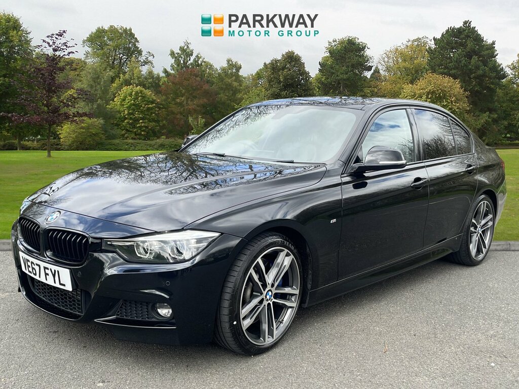 BMW 3 Series 330D M Sport Shadow Edition VE67FYL Blue #3