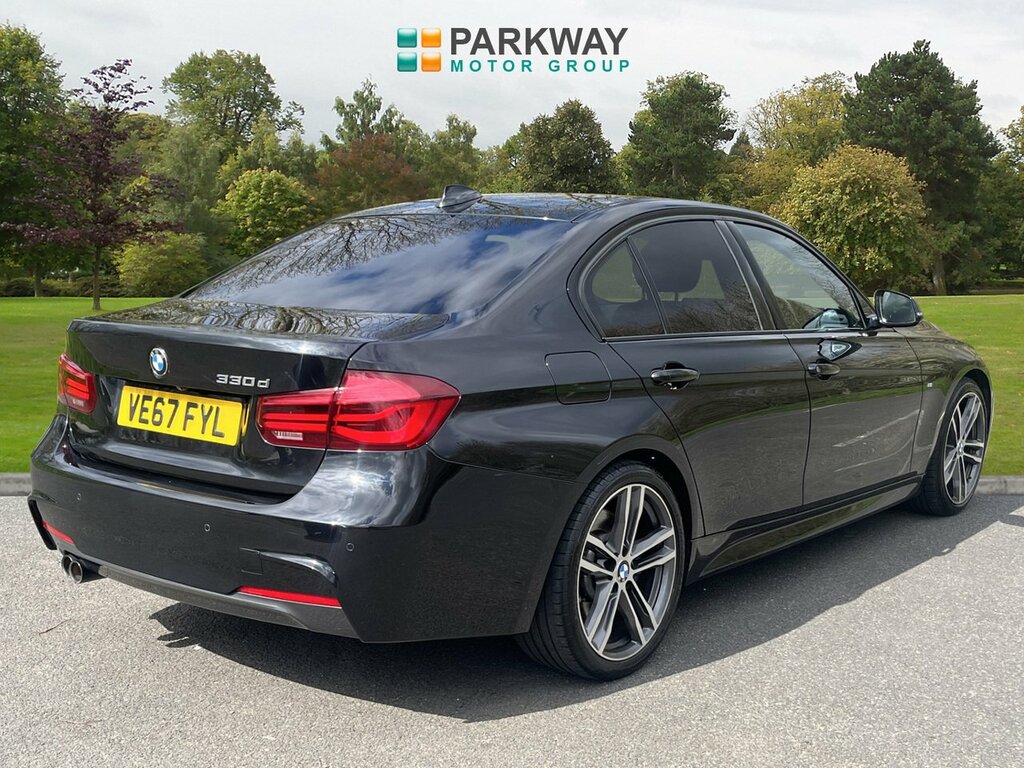 BMW 3 Series 330D M Sport Shadow Edition VE67FYL Blue #4