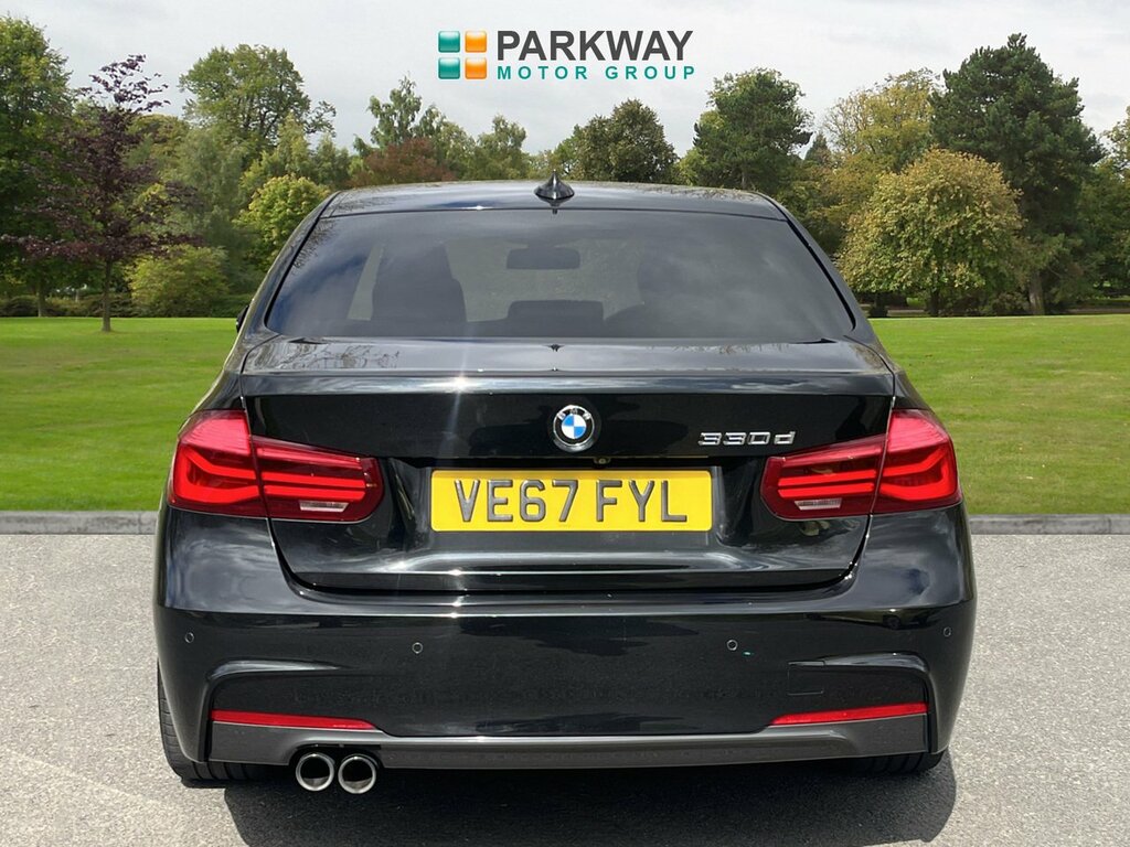 BMW 3 Series 330D M Sport Shadow Edition VE67FYL Blue #5