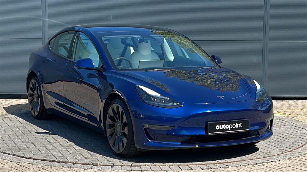 Tesla Model 3 Performance Awd Performance Upgrade 45 Blue