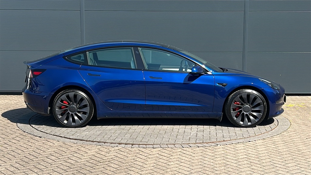 Tesla Model 3 Performance Awd Performance Upgrade 45 AJ72HXV Blue #4