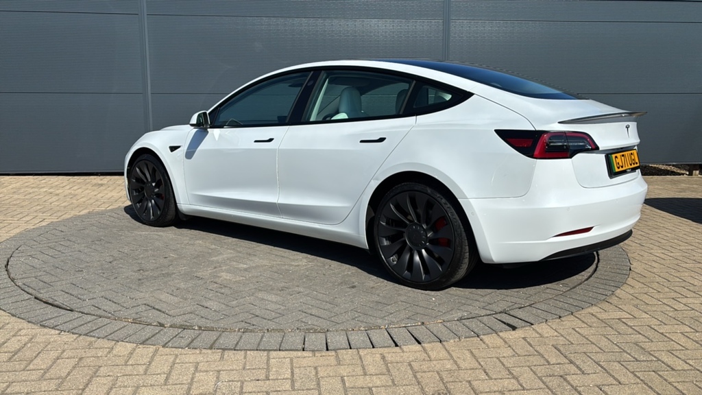 Tesla Model 3 Performance Awd Performance Upgrade 45 GJ71UGL White #3
