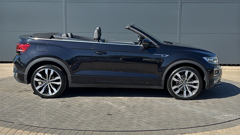 Volkswagen T-Roc 1.5 Tsi R-line Dsg 150 Ps FV21PFK Black #4