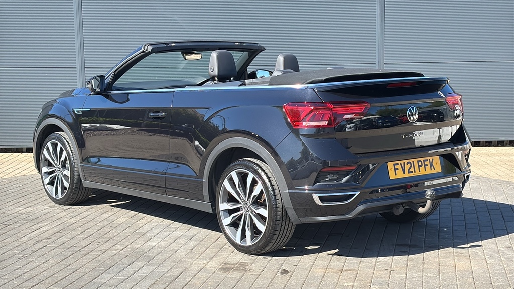 Volkswagen T-Roc 1.5 Tsi R-line Dsg 150 Ps FV21PFK Black #3