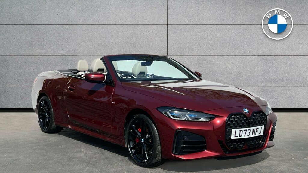BMW 4 Series M440i Xdrive Convertible Red