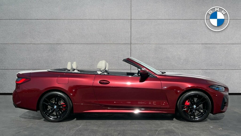 BMW 4 Series M440i Xdrive Convertible LD73NFJ Red #5