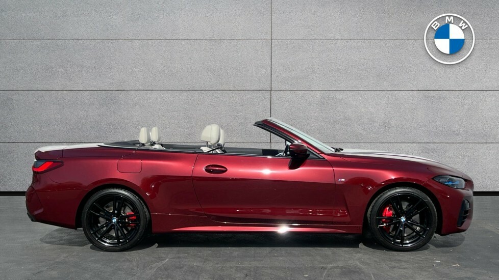 BMW 4 Series M440i Xdrive Convertible LD73NFJ Red #6