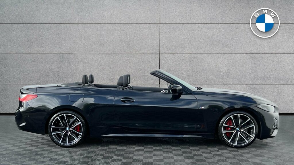 BMW 4 Series 430D M Sport Convertible HD22GVC Black #6