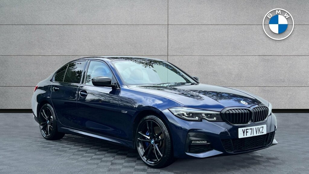 BMW 3 Series 330E M Sport Pro Edition YF71VKZ Blue #2