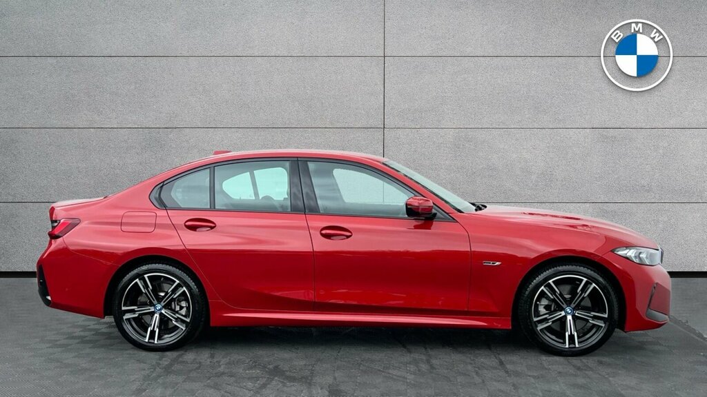 BMW 3 Series 330E M Sport Saloon HV24SGZ Red #6