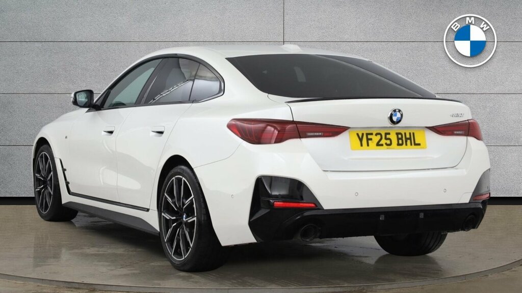 BMW 4 Series Gran Coupe 420I M Sport Gran Coupe YF25BHL White #4
