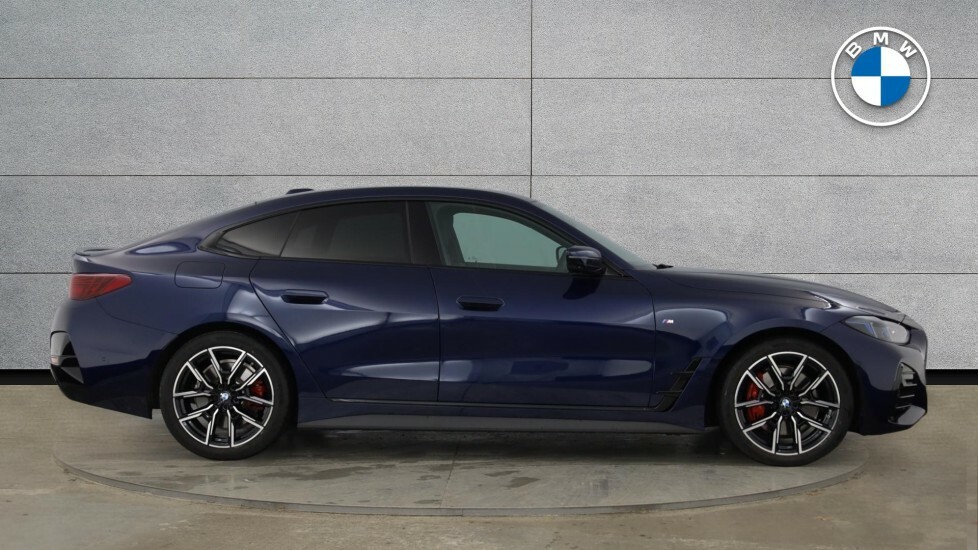 BMW 4 Series Gran Coupe 420I M Sport Gran Coupe YG25XFZ Blue #6