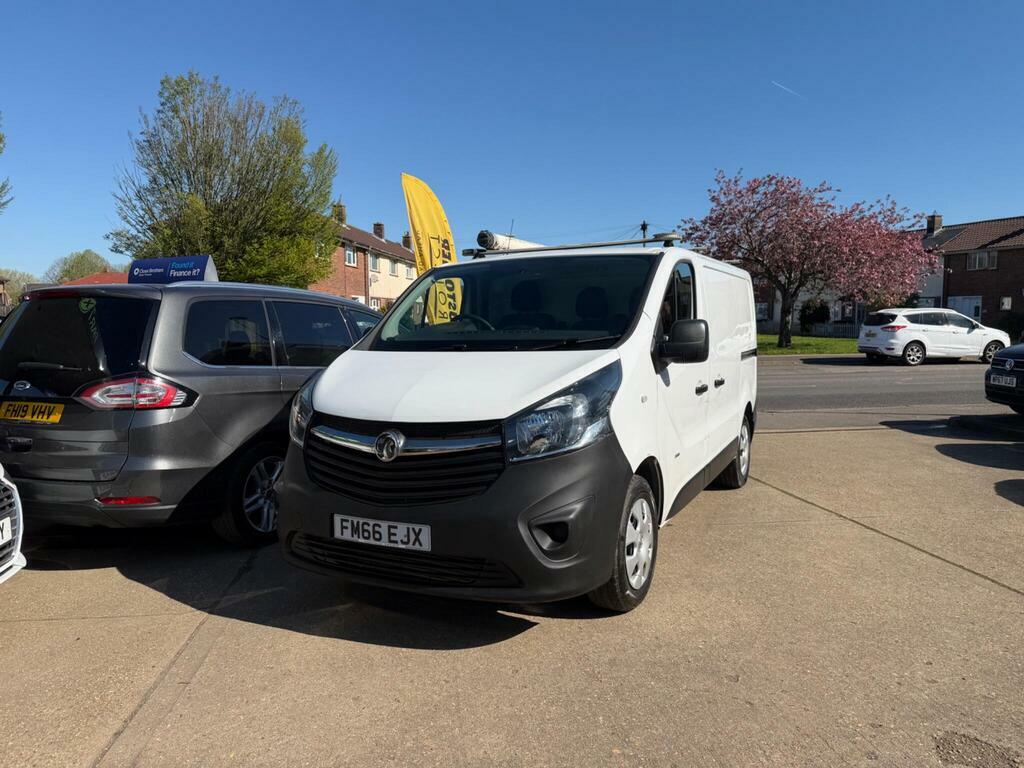 Vauxhall Vivaro 1.6 Cdti 2900 Ecoflex L1 H1 Euro 6 S S FM66EJX White #4