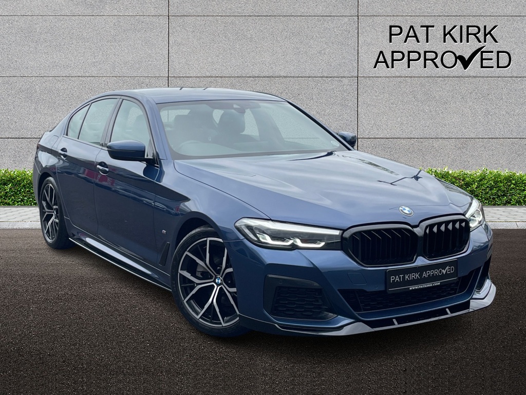 BMW 5 Series 520D Mht M Sport Step Blue