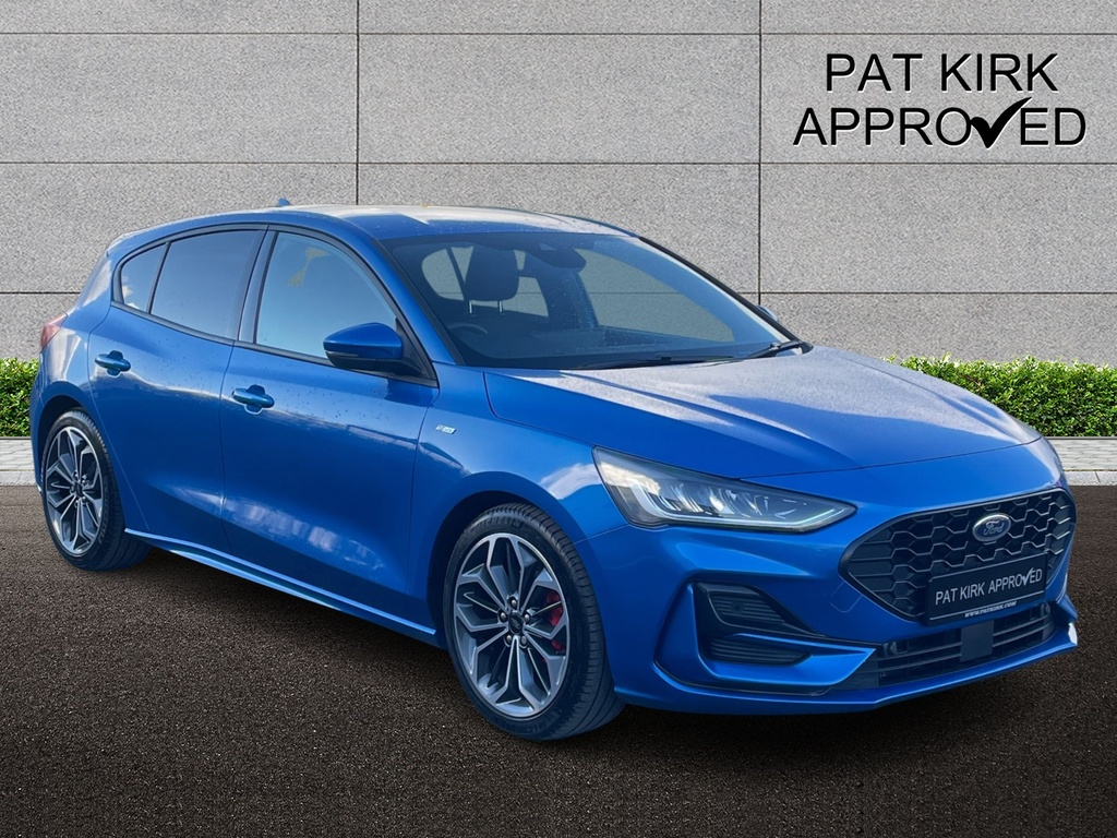 Ford Focus 1.0 Ecoboost Hybrid Mhev St-line X Blue