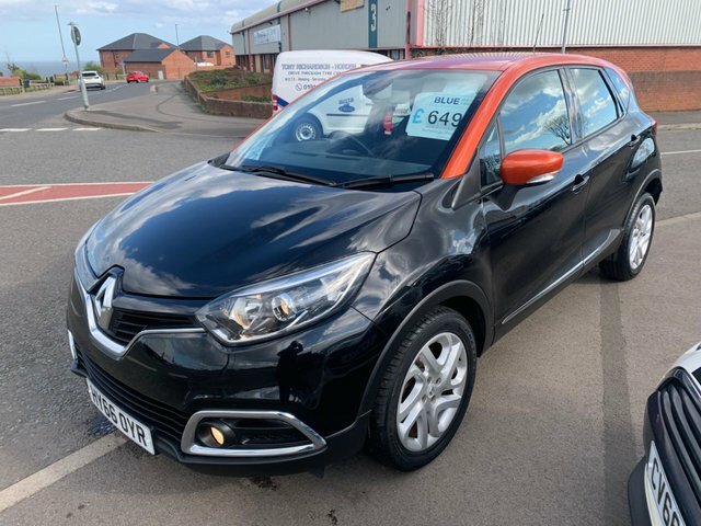 Renault Captur 2016 0.9 Tce Energy Dynamique Nav Suv M HY66OYR Black #3