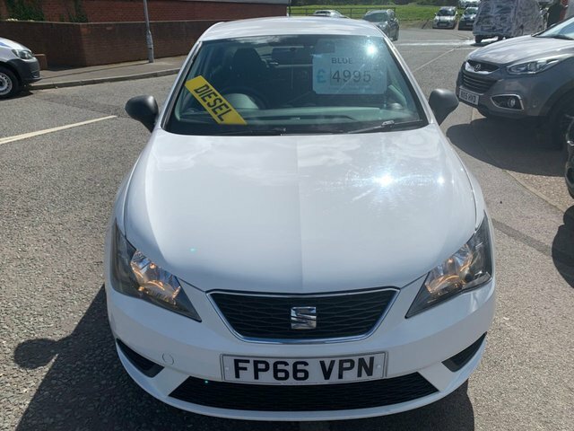 Seat Ibiza 2016 1.4 Tdi Ecomotive S Hatchback Manu White #2