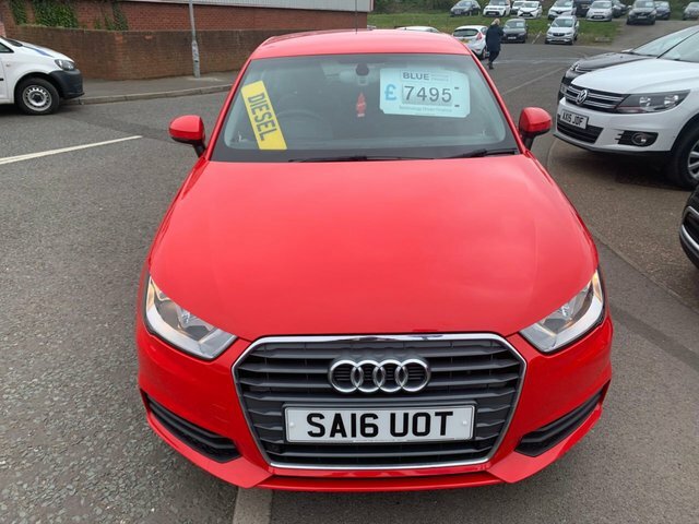 Audi A1 2016 1.6 Tdi Se Sportback Euro 6 SA16UOT Red #2