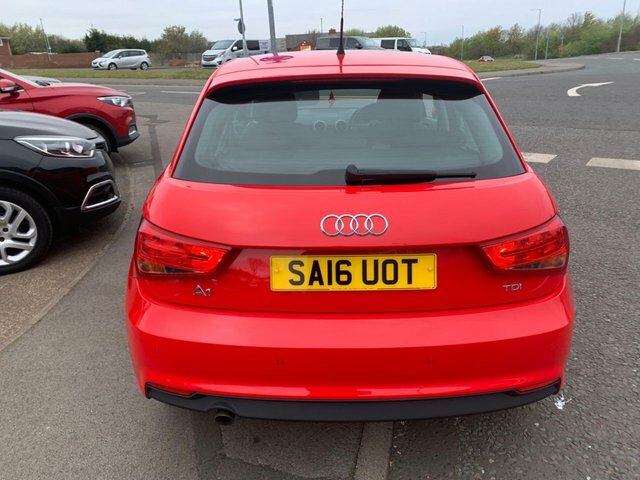 Audi A1 2016 1.6 Tdi Se Sportback Euro 6 SA16UOT Red #5