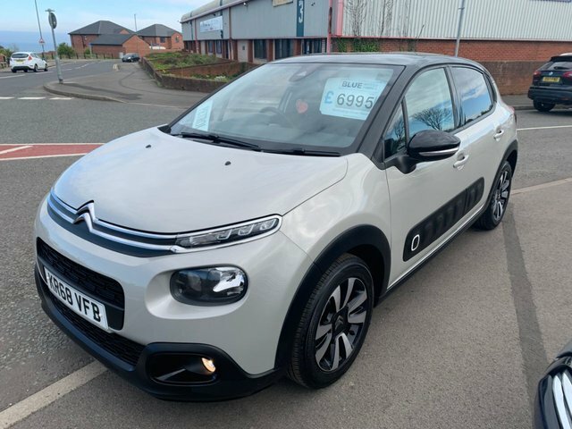Citroen C3 2018 1.2 Puretech Flair Hatchback Manua KR68VFB Beige #3