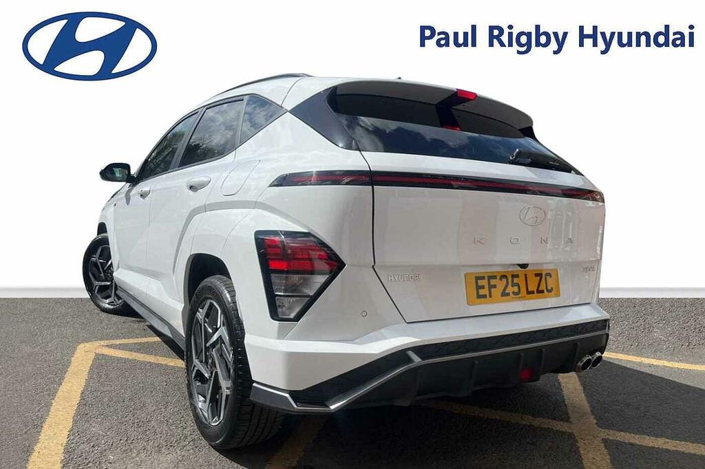 Hyundai Kona 1.6 Hybrid N-line Dct EF25LZC White #3