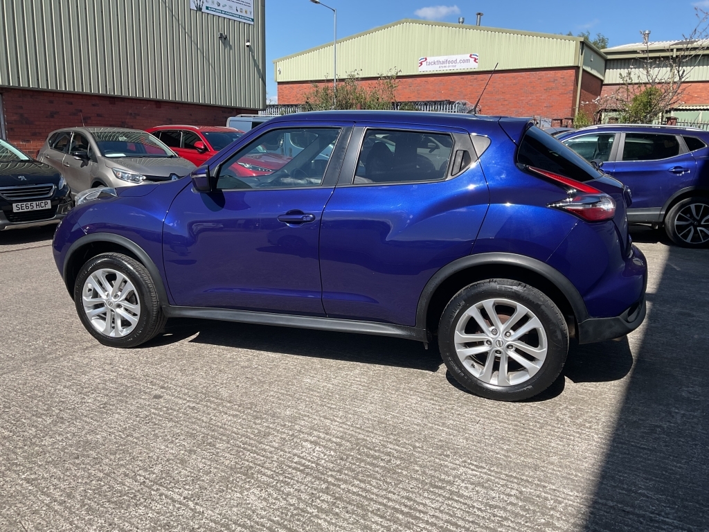 Nissan Juke Hatchback 1.5 N-connecta Dci PF66BNV Blue #4