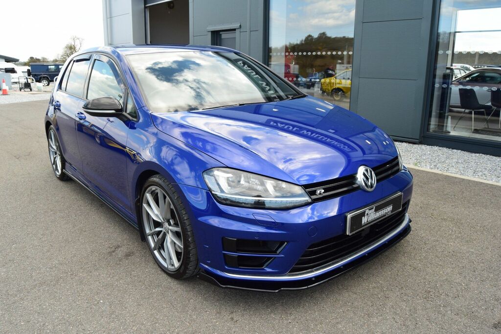 Volkswagen Golf 2.0 Tsi Bluemotion Tech R Hatchback Dsg Blue #4