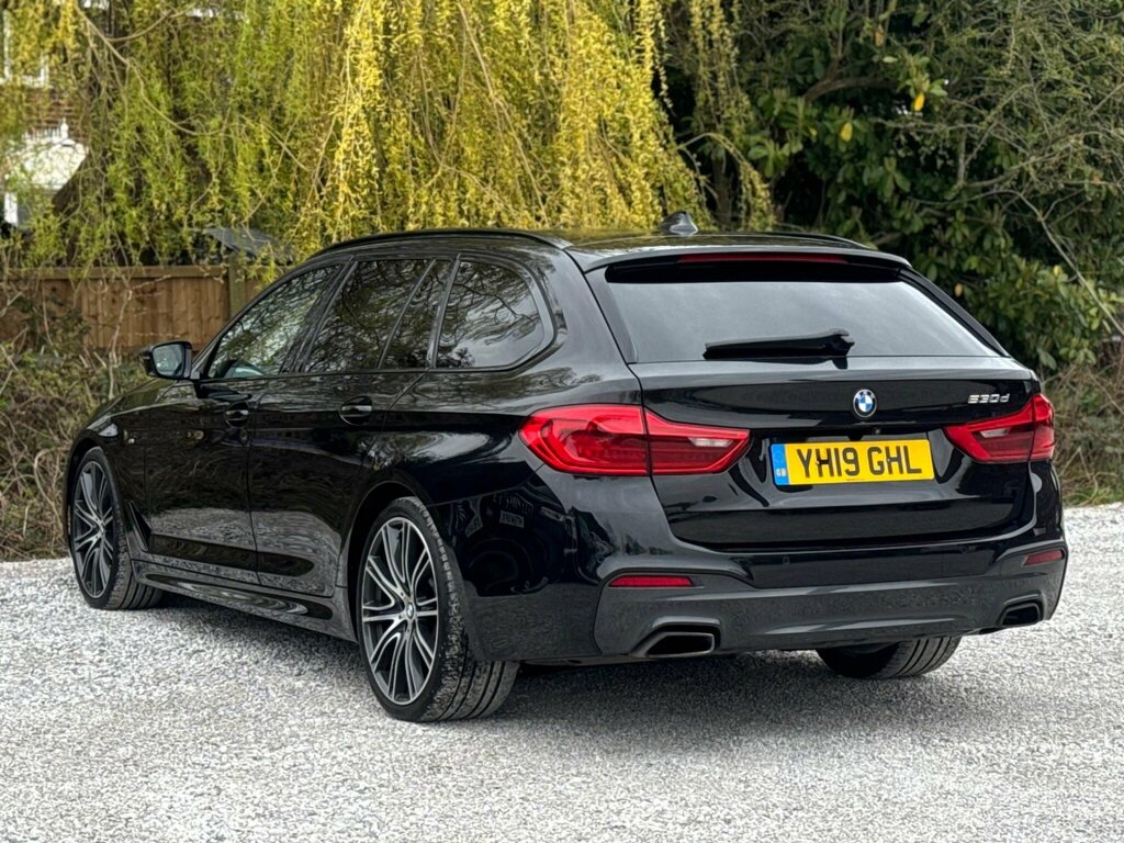 BMW 5 Series 3.0 530D M Sport Touring Euro 6 Ss YH19GHL Black #6