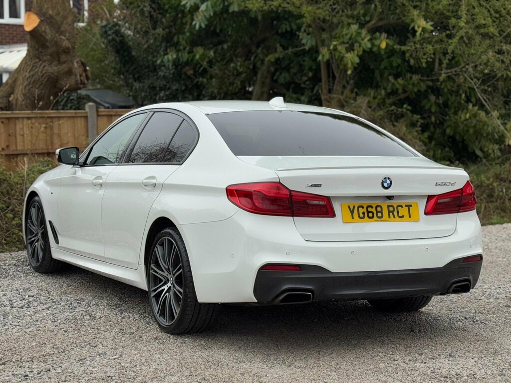BMW 5 Series 3.0 530D M Sport Xdrive Euro 6 Ss YG68RCT White #6