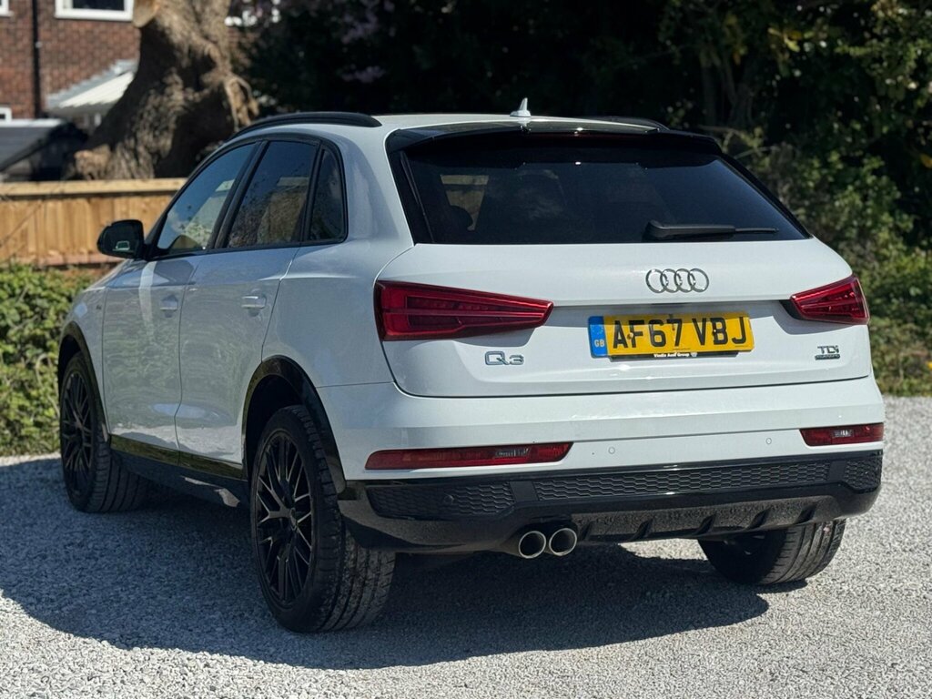 Audi Q3 2.0 Tdi Black Edition S Tronic Quattro Euro 6 Ss AF67VBJ White #6