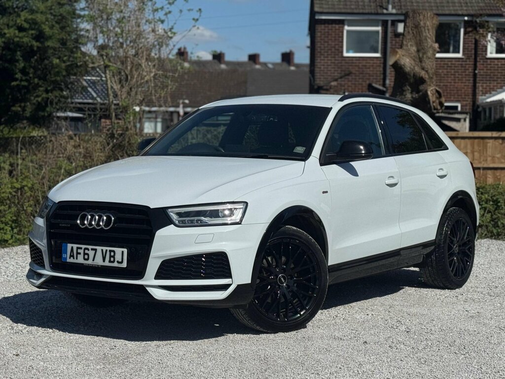 Audi Q3 2.0 Tdi Black Edition S Tronic Quattro Euro 6 Ss AF67VBJ White #2