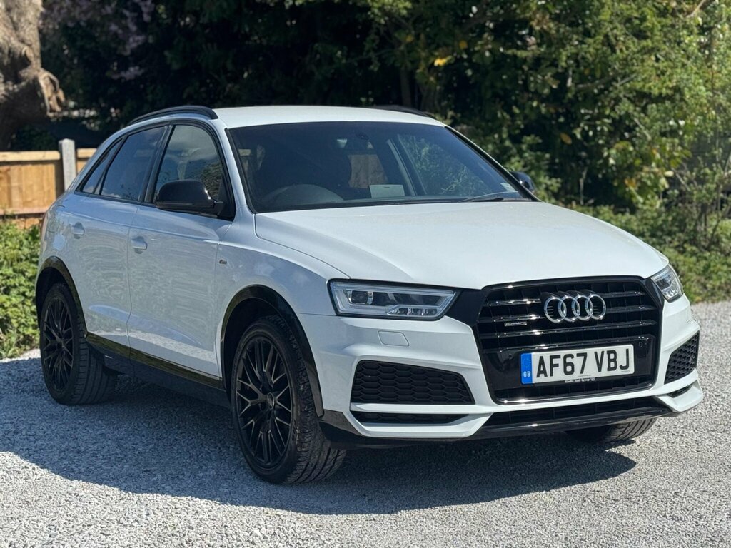 Audi Q3 2.0 Tdi Black Edition S Tronic Quattro Euro 6 Ss AF67VBJ White #3