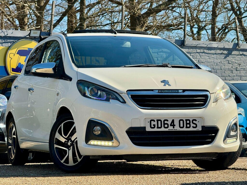 Peugeot 108 Hatchback GD64OBS White #5