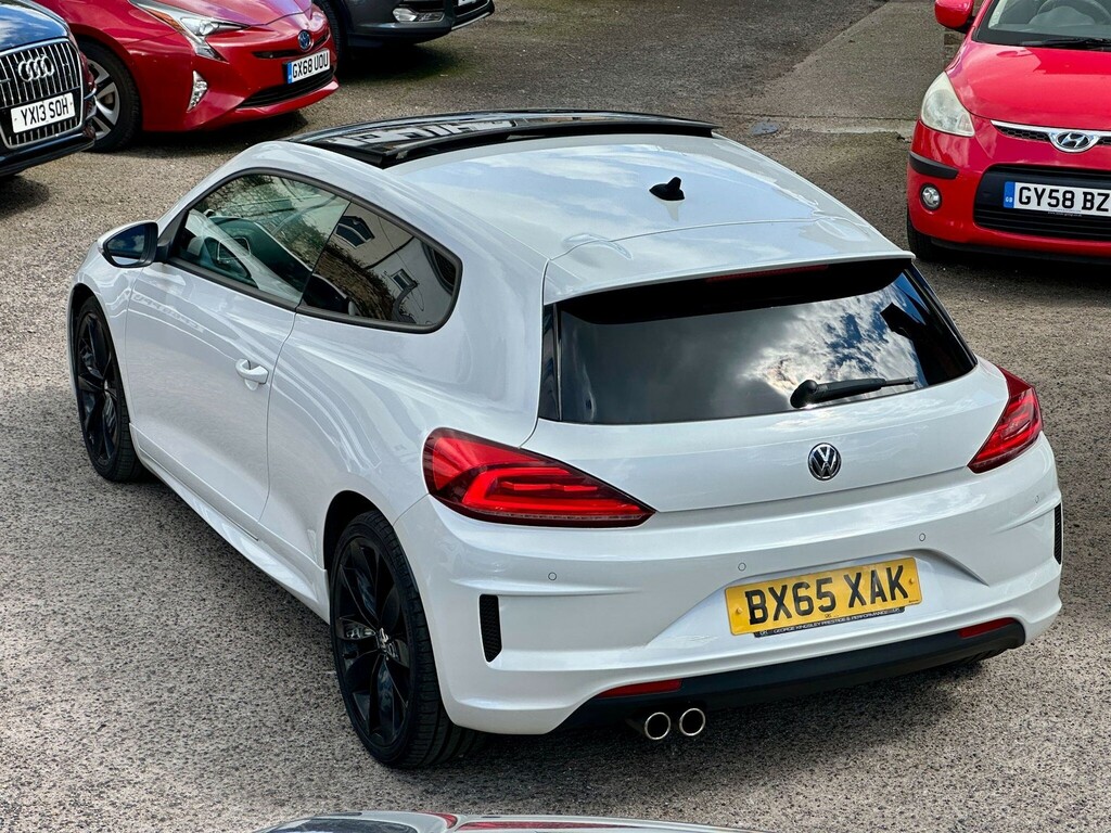 Volkswagen Scirocco Hatchback BX65XAK White #4