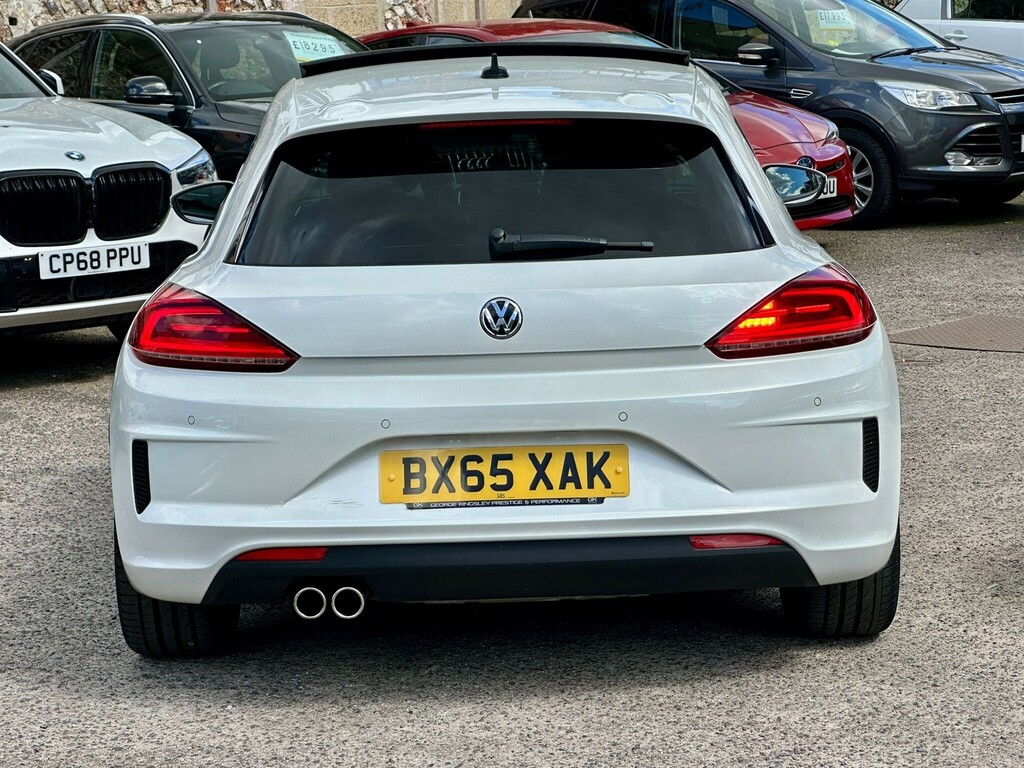 Volkswagen Scirocco Hatchback BX65XAK White #6